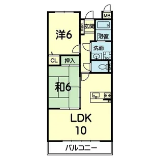 ピア【3階】の間取り