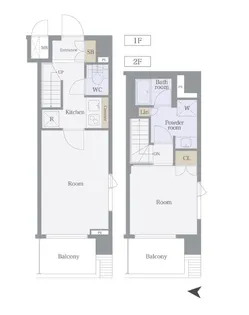 ルーブル錦糸町弐番館の間取り