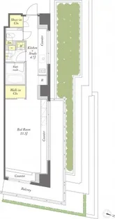 プライムメゾン森下WEST【5階】の間取り