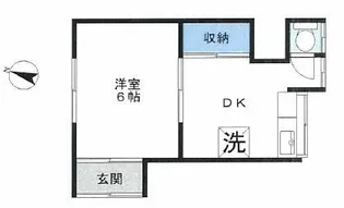 岩崎荘【1階】の間取り