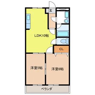 オリンピア A【2階】の間取り