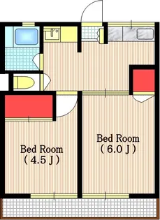 神奈川県川崎市麻生区千代ケ丘1【アパート】の間取り