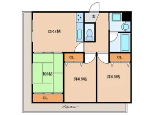 フェイム瀬田【2階】の間取り