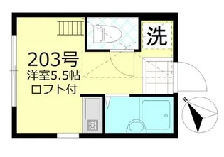 マルケサス立川【1階】の間取り