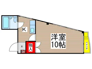 廣田マンション【2階】の間取り