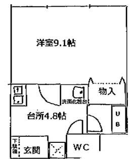 アーネスト山手II【4階】の間取り