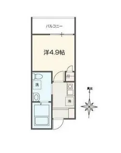 東京都東村山市秋津町1【アパート】の間取り