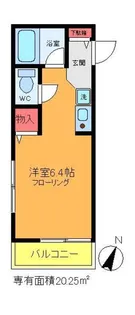 エージュ新小岩【1階】の間取り