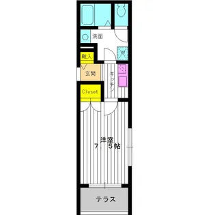 東京都練馬区中村北3【マンション】の間取り