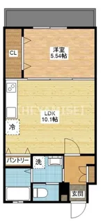 ボナール協和【1階】の間取り