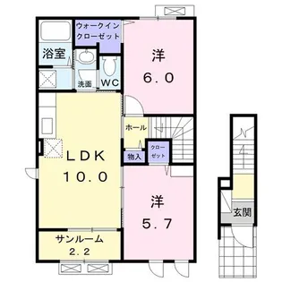 ノルテ リオ【2階】の間取り