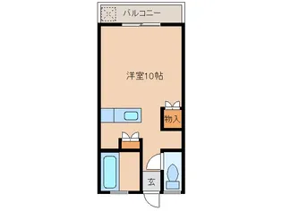 宮崎県都城市一万城町【アパート】の間取り