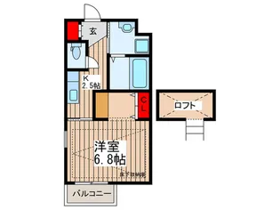 ルネスノワール【2階】の間取り