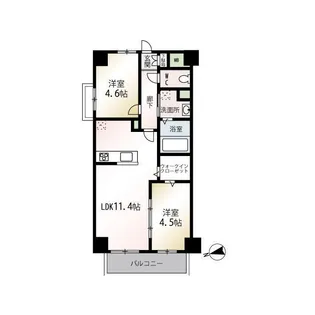 埼玉県新座市野火止1【マンション】の間取り