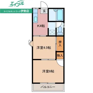 カノン【1階】の間取り