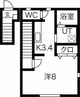 ブルック北上I【2階】の間取り
