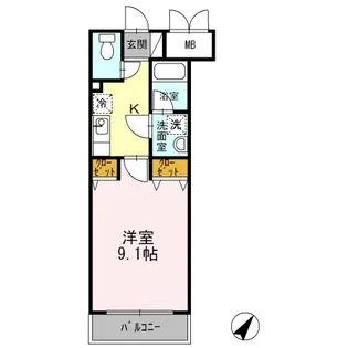 広島県呉市広古新開4【マンション】の間取り