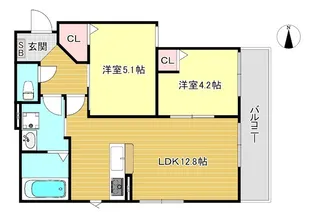 ラルーチェ聖護院【3階】の間取り