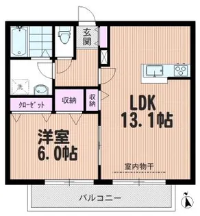 ヴィラ・セントポーリア【3階】の間取り