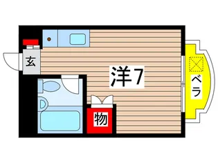 G COURT阪急石橋阪大前【2階】の間取り