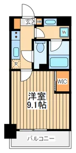 クレド新横浜【11階】の間取り