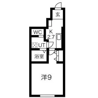 LebeL vier【1階】の間取り