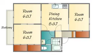 EIマスダ【2階】の間取り