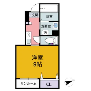 アルバ 北棟【1階】の間取り