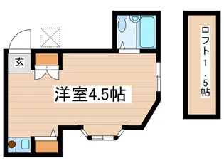 ハイツK&KIII【2階】の間取り