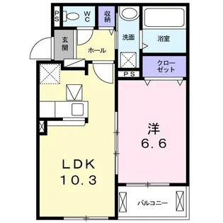 ブリヤン ヴィラ II【1階】の間取り