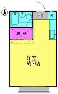 カームハイツ【2階】の間取り