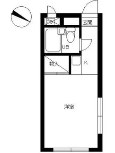 スカイコート世田谷上馬【1階】の間取り