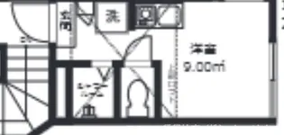 Musa北千住【2階】の間取り