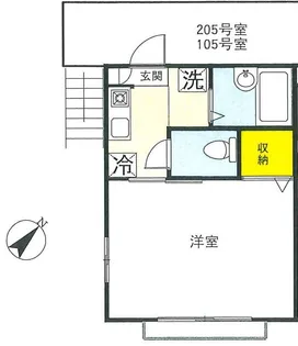 クレストハイム【2階】の間取り