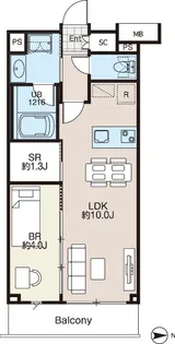 AIFLAT柿の木坂【3階】の間取り