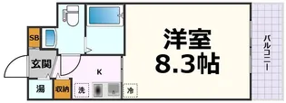 アーバンフラッツ新栄【11階】の間取り