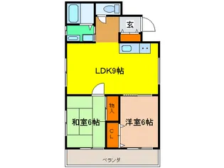 Crescent クレセント【3階】の間取り