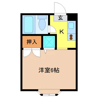 アリス下館第3【2階】の間取り