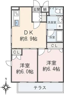 元麻布テラス【1階】の間取り