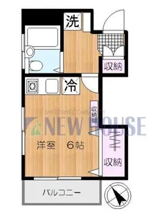 大越マンション【3階】の間取り
