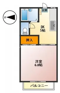 カサ・アレグレ【1階】の間取り