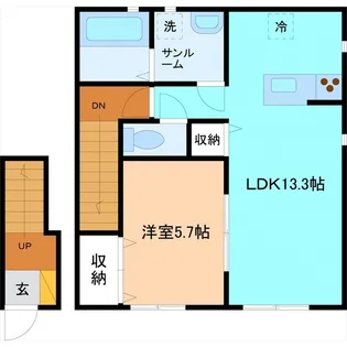 ジョイM3【2階】の間取り