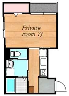 シャトーアベニール【5階】の間取り
