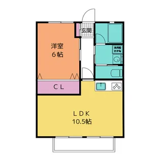 宝山荘【2階】の間取り