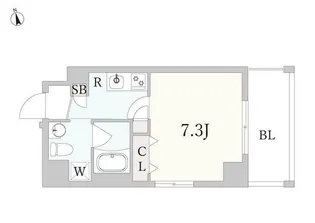 MINO経堂【7階】の間取り