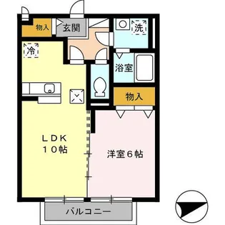 リーベン ルーチェII【1階】の間取り