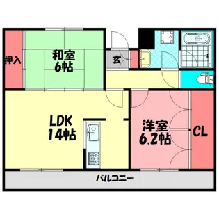 エテルノI【1階】の間取り