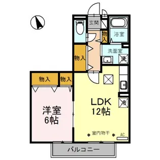 チェリーコート【1階】の間取り