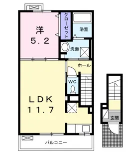 フランメゾン大森【2階】の間取り