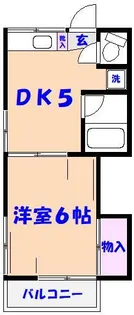 Mハイツ石井【2階】の間取り